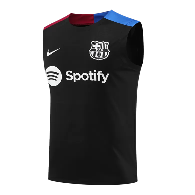 Barcelona Pre-Match Training Vest 2024/25 Black - bestsoccerstore