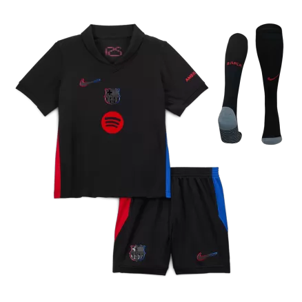 Barcelona Away Custom Full Soccer Kit 2024/25 - Spotify Logo Without Text - bestsoccerstore