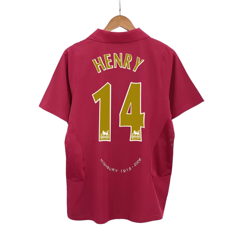 HENRY #14 Arsenal Retro Jersey Home Soccer Shirt 2005/06 - bestsoccerstore