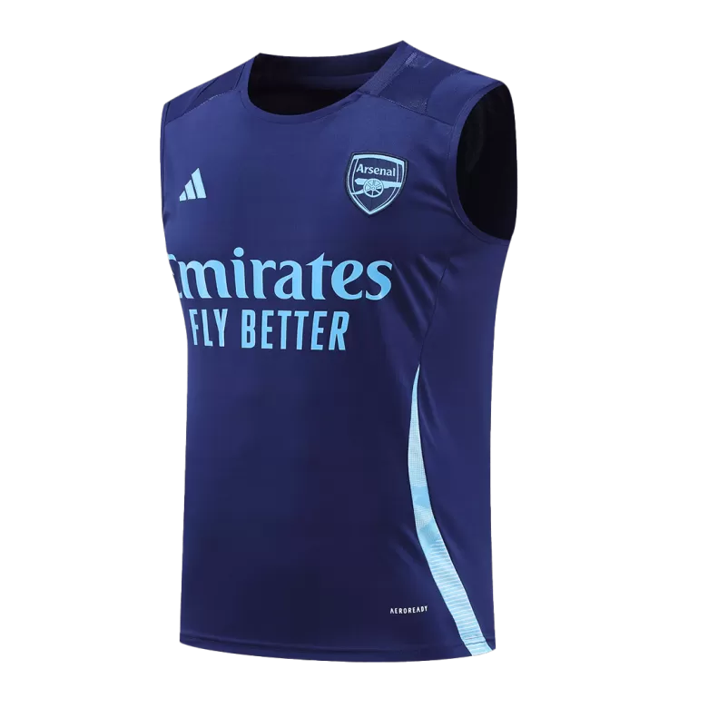 Arsenal Pre-Match Training Vest 2024/25 Navy - bestsoccerstore