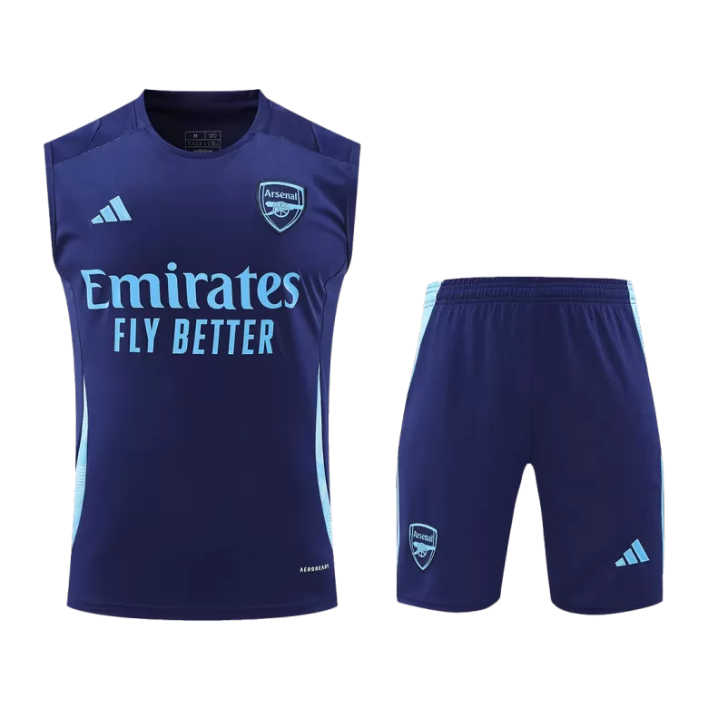 Arsenal Pre-Match Soccer Jersey Vest Kit(Jersey+Shorts) 2024/25 - bestsoccerstore