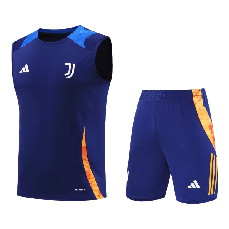 Juventus Pre-Match Soccer Jersey Vest Kit(Jersey+Shorts) 2024/25 - bestsoccerstore