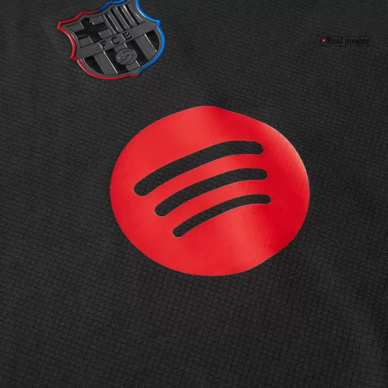 Kids Barcelona Custom Away Soccer Kits 2024/25-Spotify Logo Without Text - bestsoccerstore