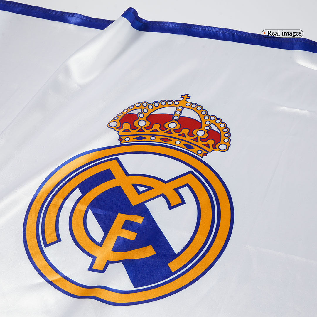 Real Madrid Team Flag White (Not Sold Alone) - bestsoccerstore
