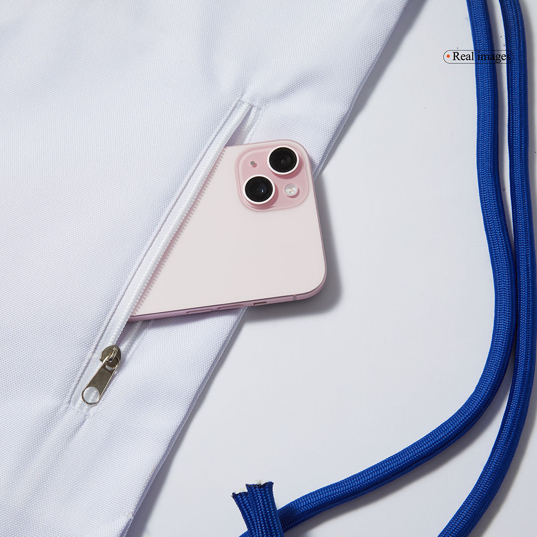 Real Madrid Gymsack White (Not Sold Alone) - bestsoccerstore