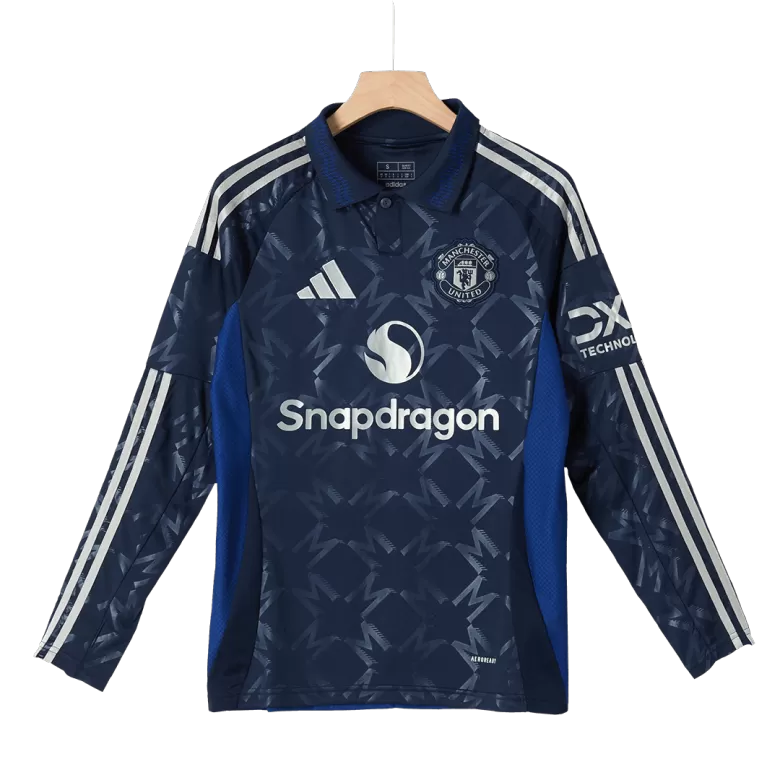 Manchester United Long Sleeve Jersey Away Football Shirt 2024/25 - bestsoccerstore