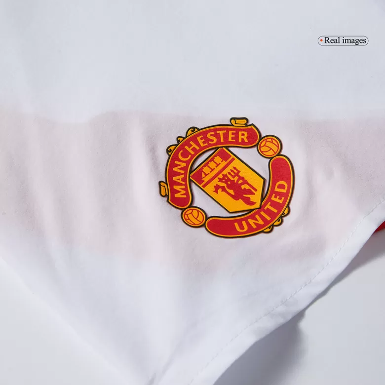 Authentic Manchester United Soccer Shorts Custom Home 2024/25 - bestsoccerstore