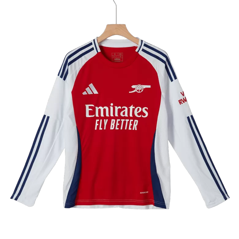 Arsenal Long Sleeve Jersey Home Football Shirt 2024/25 - bestsoccerstore