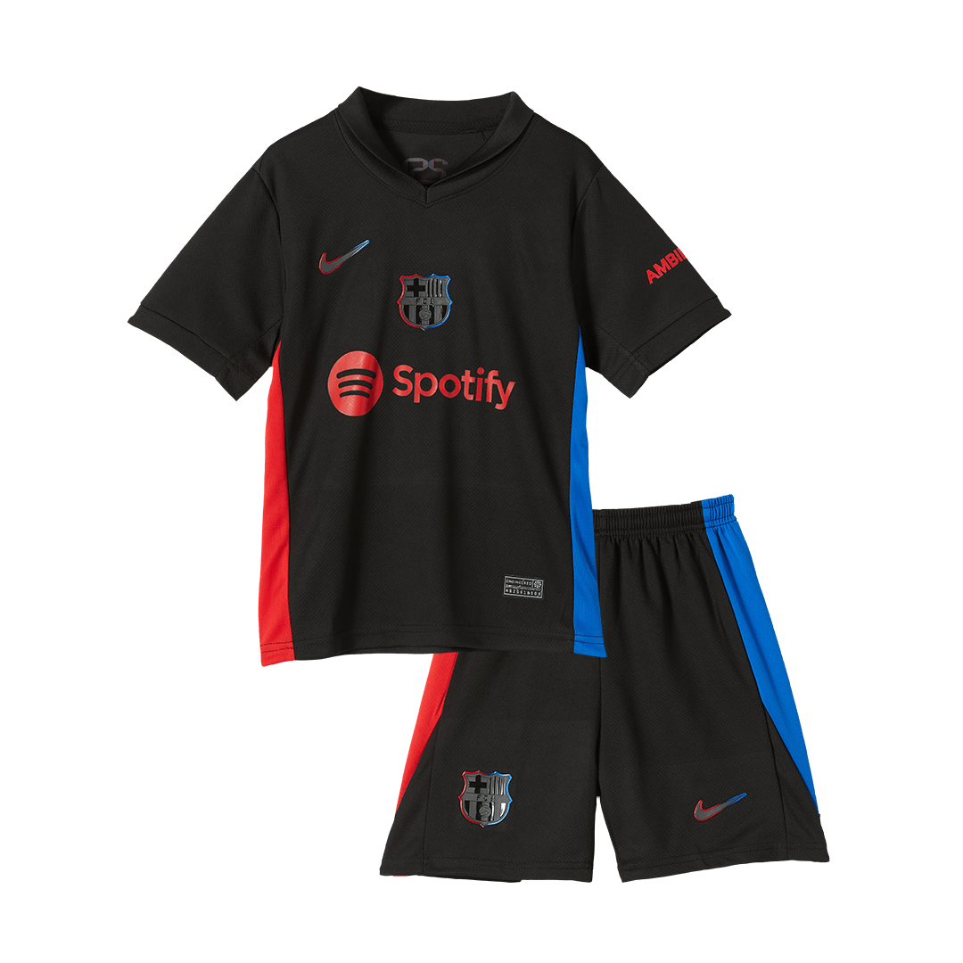 Kids Barcelona Custom Away Soccer Kits