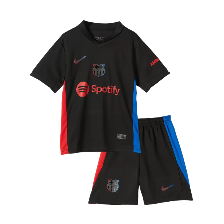 Kids Barcelona Custom Away Soccer Kits 2024/25 - bestsoccerstore