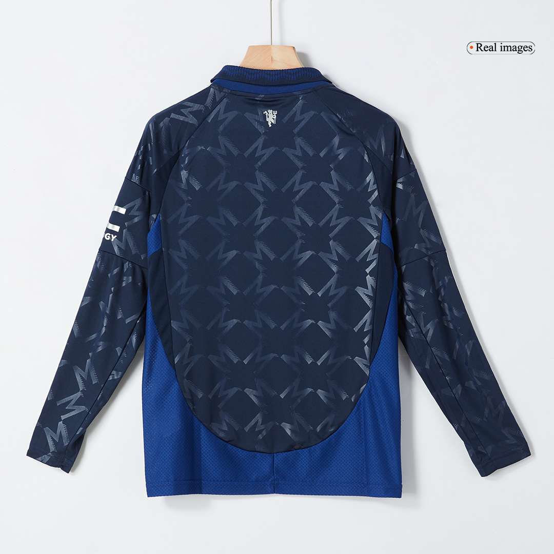 Manchester United Long Sleeve Jersey Away Football Shirt - bestsoccerstore