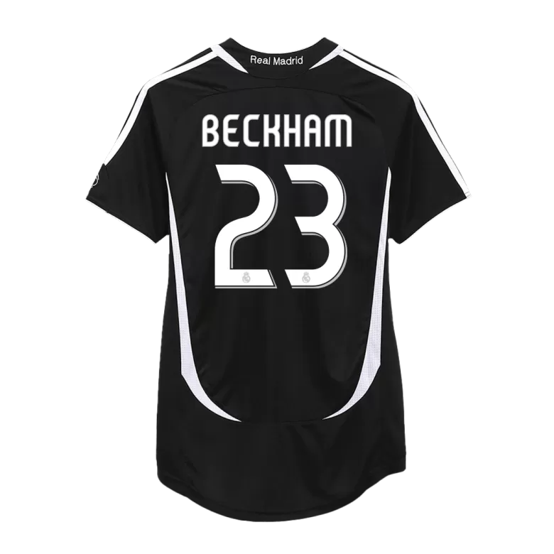 BECKHAM #23 Real Madrid Retro Jersey Away Soccer Shirt 2006/07 - bestsoccerstore