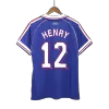 HENRY #12 France Retro Jersey Home Soccer Shirt 1998 World Cup - bestsoccerstore