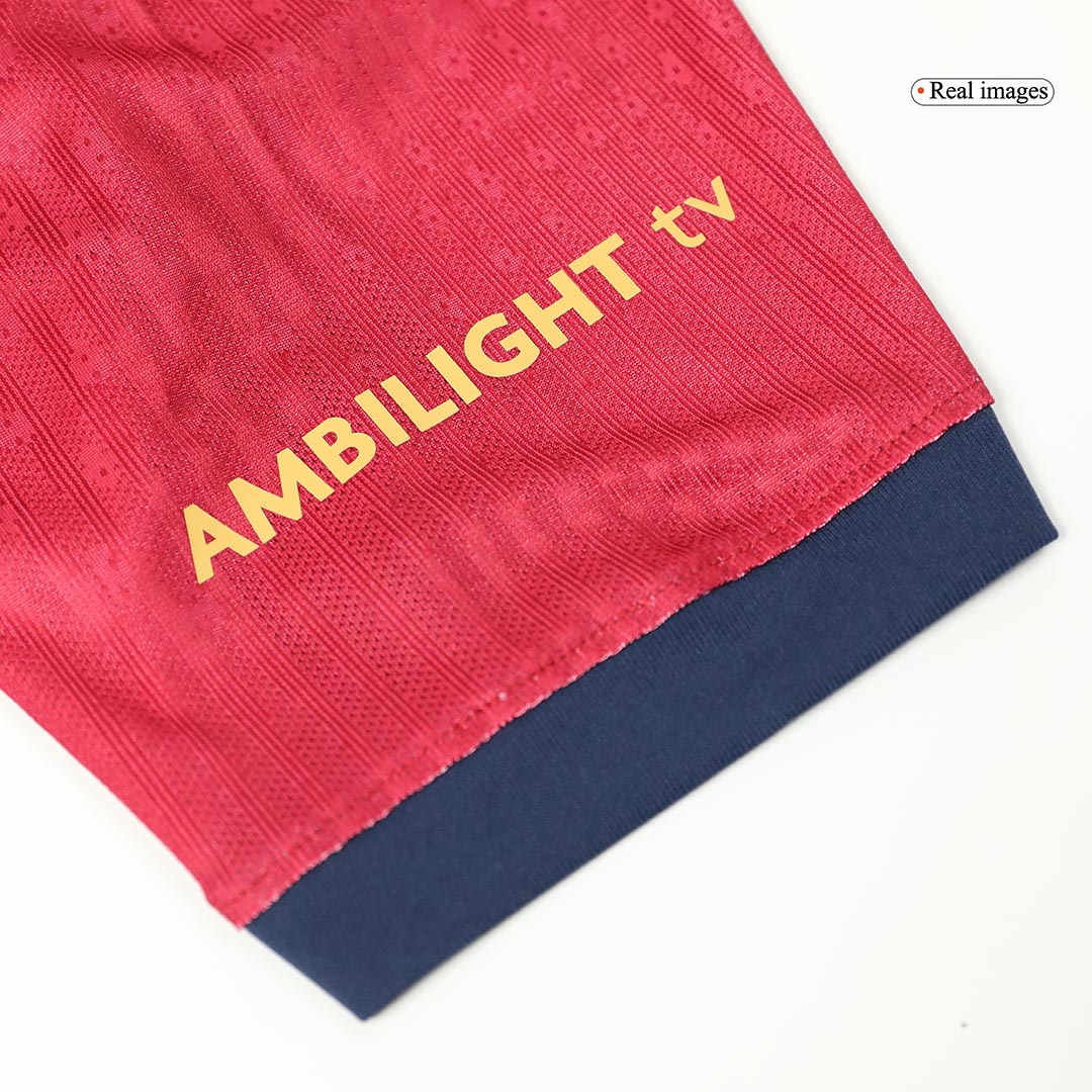 Barcelona RAPHINHA #11 Home Custom Player Version Soccer Jersey - UCL Spotify Logo Without Text - bestsoccerstore