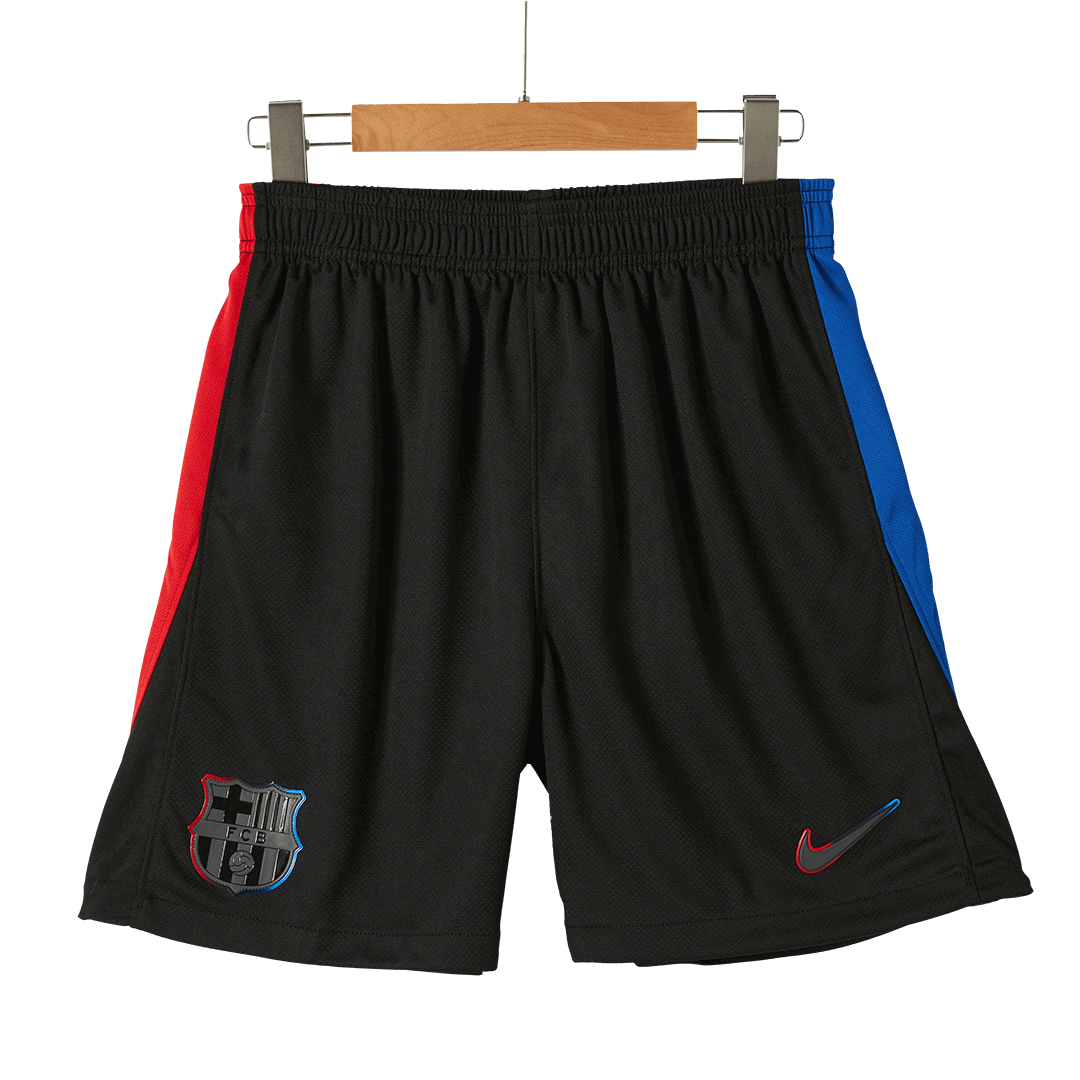 Barcelona Soccer Shorts Custom Away - bestsoccerstore