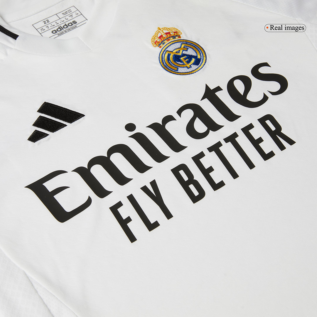 Kids Real Madrid Custom Home Soccer Kits - bestsoccerstore