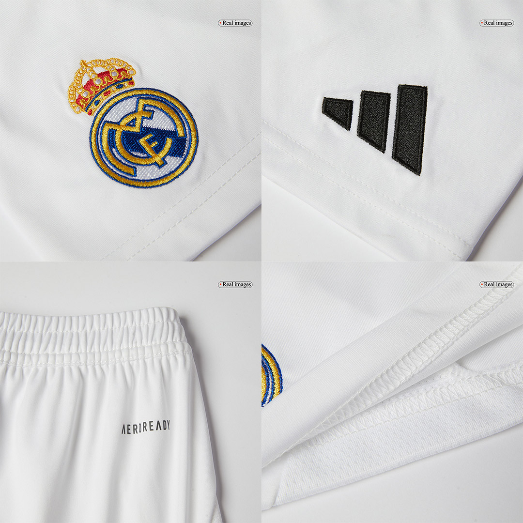 Kids Real Madrid Custom Home Soccer Kits - bestsoccerstore