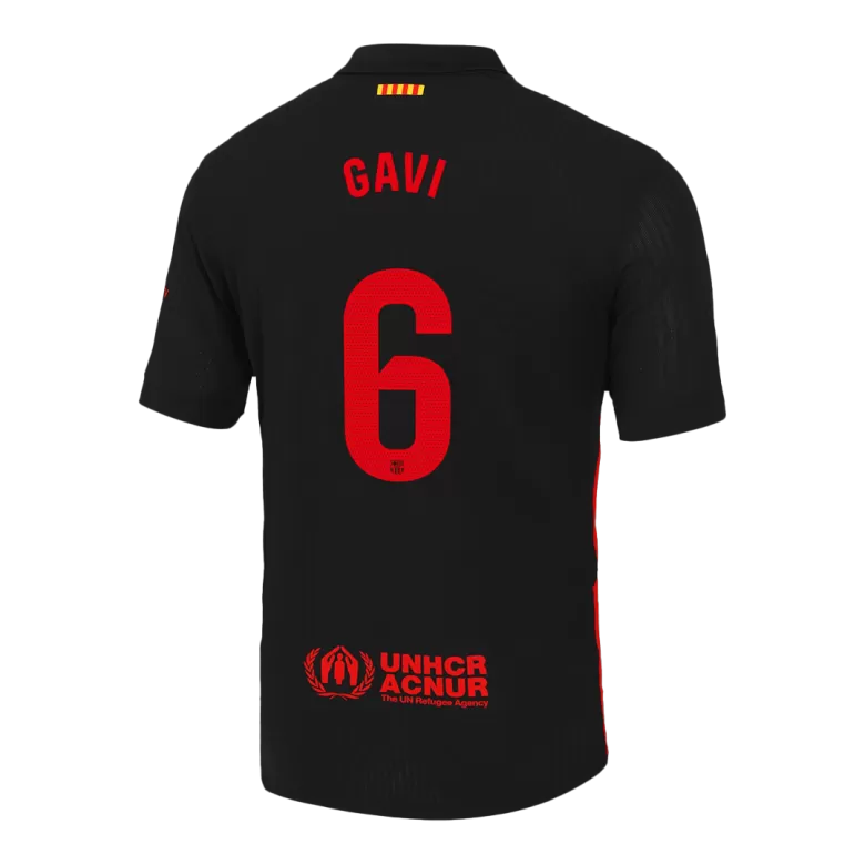 Authentic GAVI #6 Soccer Jersey Barcelona Away Shirt 2024/25 Spotify Logo Without Text - bestsoccerstore