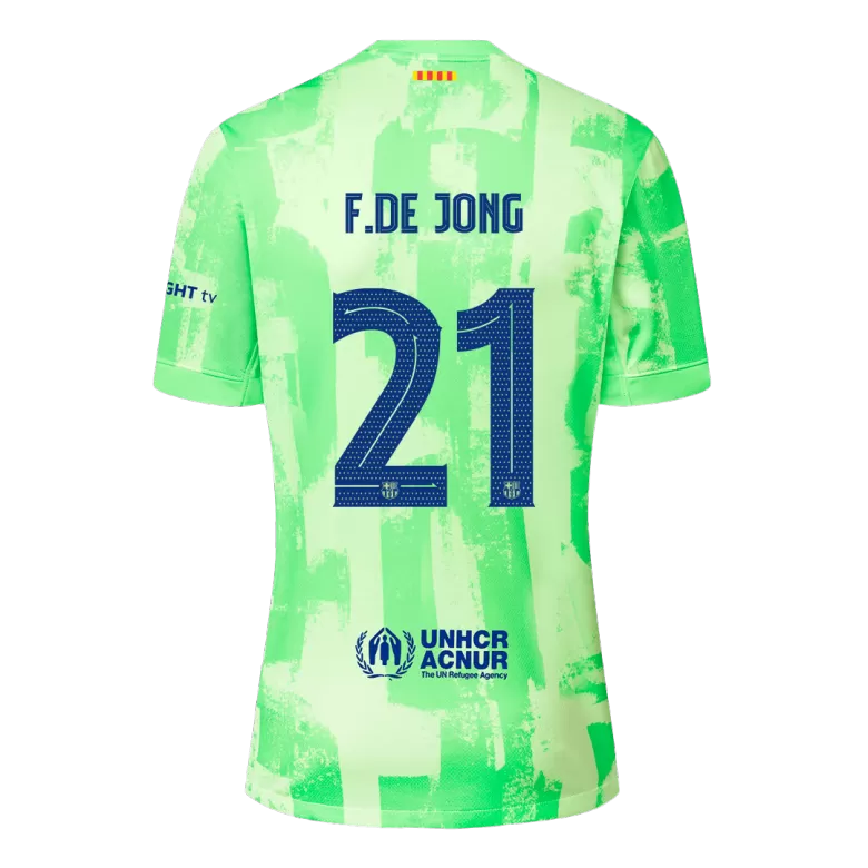 Barcelona Jersey Custom F.DE JONG #21 Soccer Jersey Third Away 2024/25 - UCL - bestsoccerstore