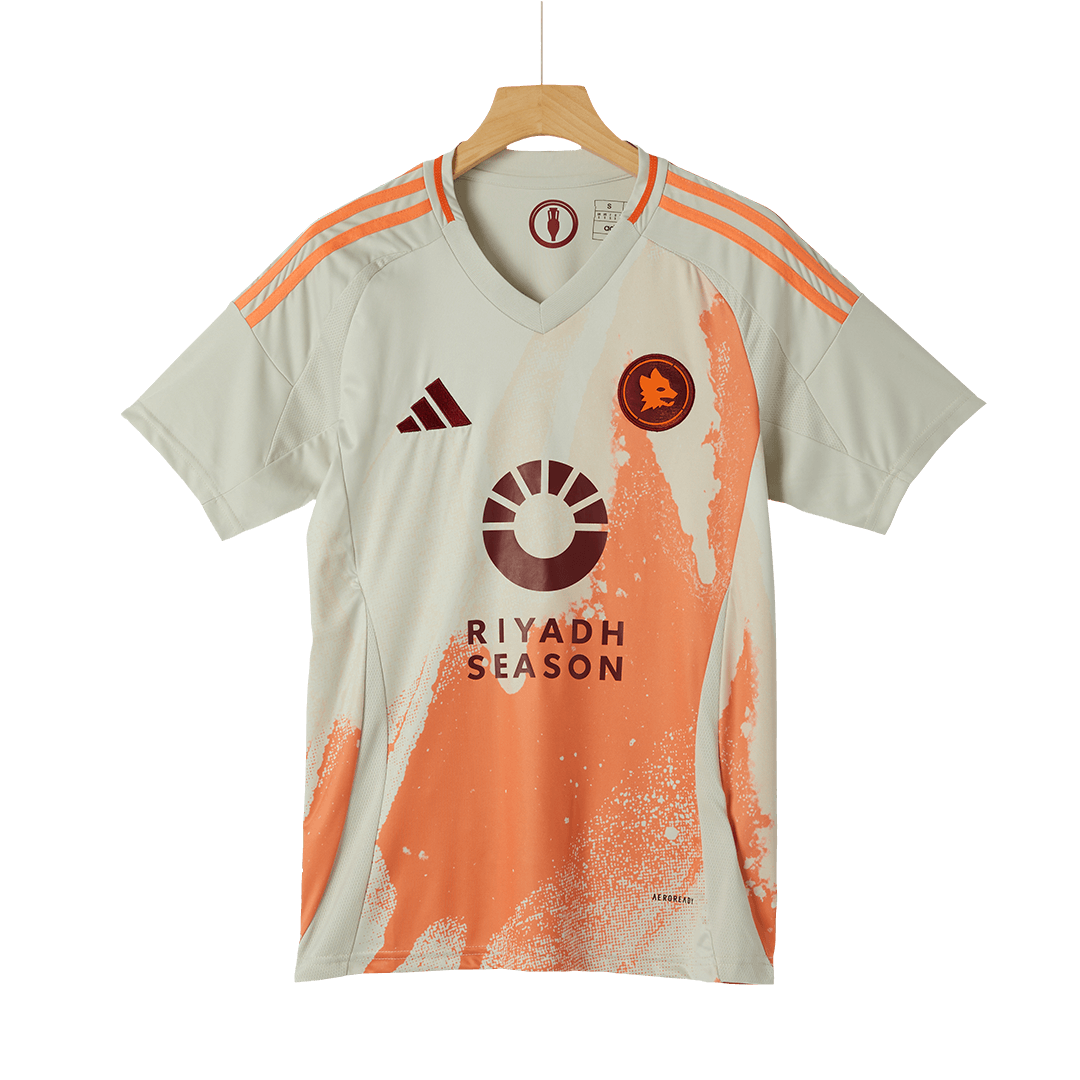 Roma Soccer Jersey Away Custom Shirt - bestsoccerstore