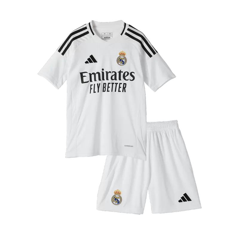 Kids Real Madrid Custom Home Soccer Kits 2024/25 - bestsoccerstore