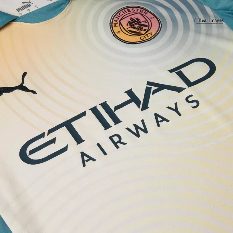 Manchester City Soccer Jersey Fourth Away 'Definitely City' Custom Shirt 2024/25 - bestsoccerstore