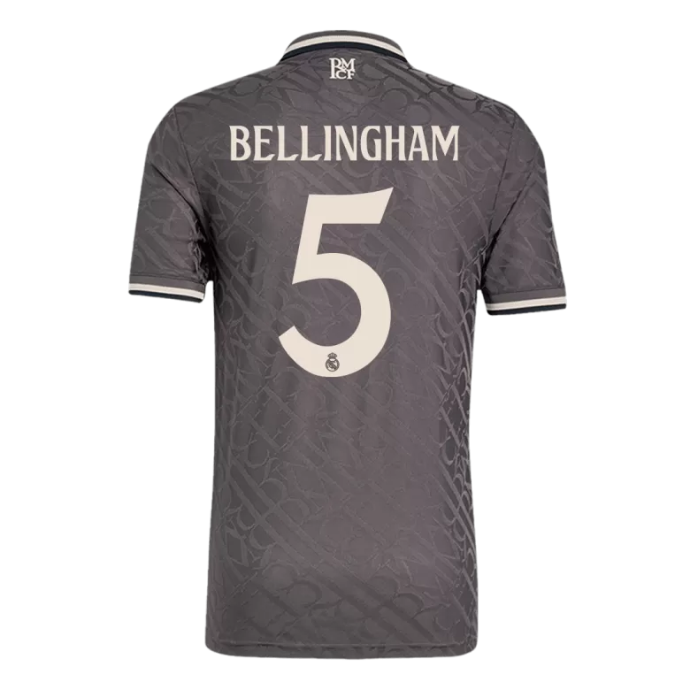 Authentic BELLINGHAM #5 Soccer Jersey Real Madrid Third Away Shirt 2024/25 - bestsoccerstore