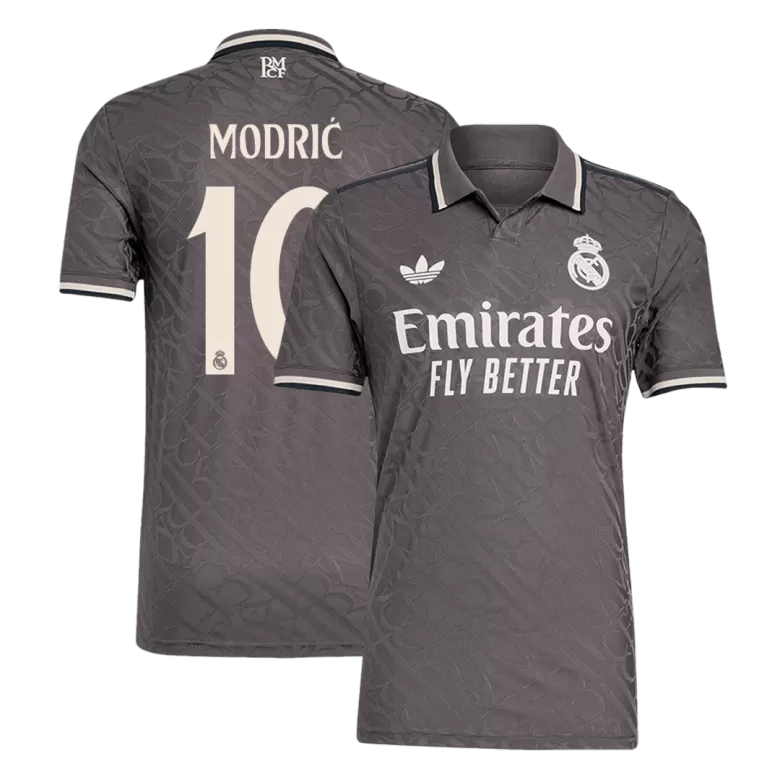 Authentic MODRIĆ #10 Soccer Jersey Real Madrid Third Away Shirt 2024/25 - bestsoccerstore