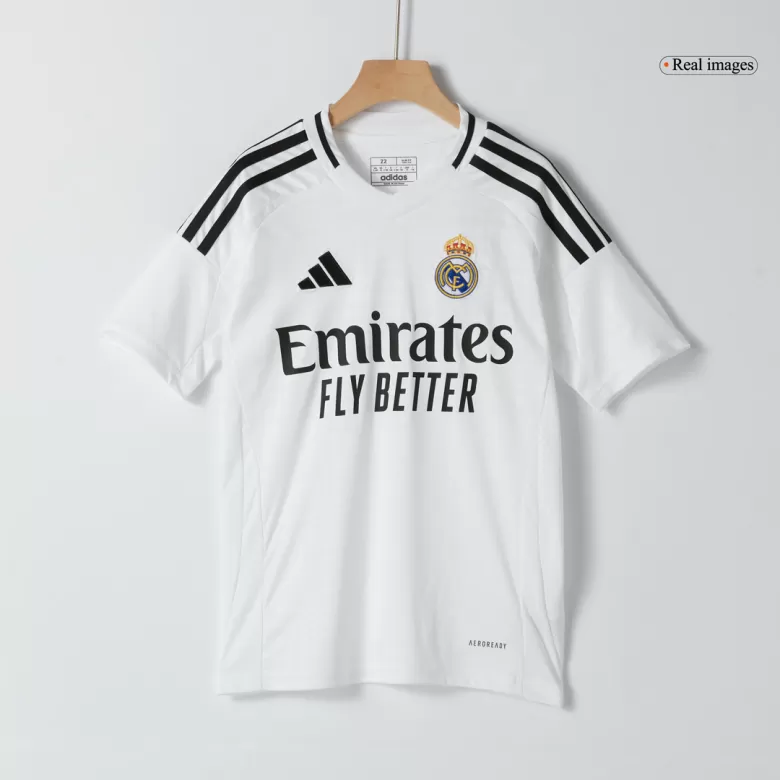 Kids Real Madrid Custom Home Soccer Kits 2024/25 - bestsoccerstore