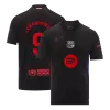 LEWANDOWSKI #9 Barcelona Soccer Jersey Away Custom Shirt 2024/25 Spotify Logo Without Text - bestsoccerstore