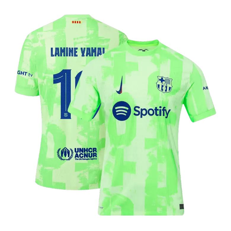 Authentic LAMINE YAMAL #19 Soccer Jersey Barcelona Third Away Shirt 2024/25 UCL - bestsoccerstore