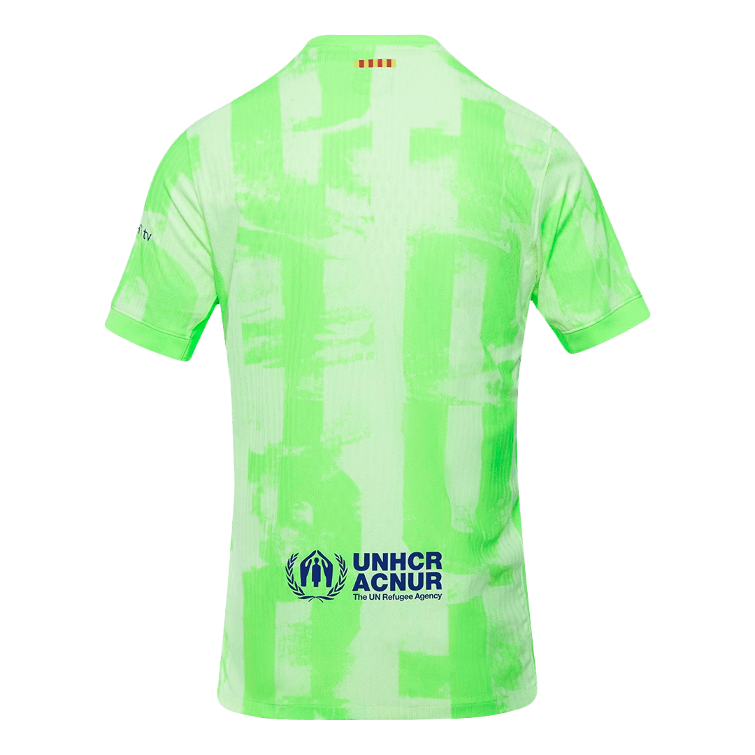 Barcelona Third Away Custom Player Version Soccer Jersey - Spotify Logo Without Text - bestsoccerstore