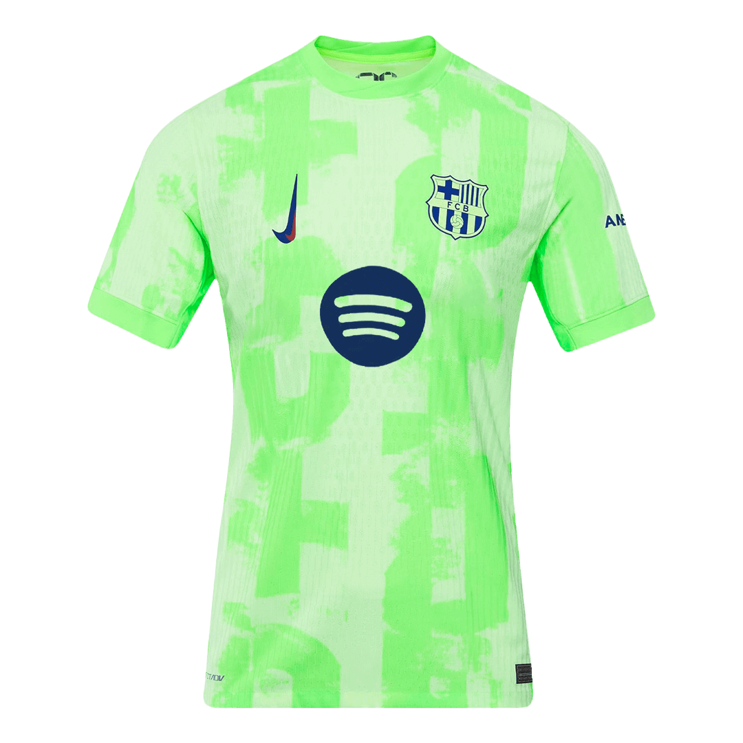 Barcelona GAVI #6 Third Away Custom Player Version Soccer Jersey - UCL Spotify Logo Without Text - bestsoccerstore