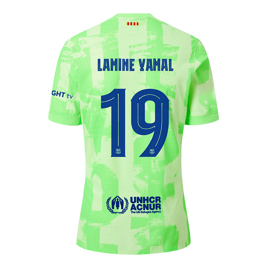 Barcelona LAMINE YAMAL #19 Third Away Custom Player Version Soccer Jersey - UCL