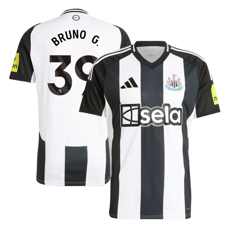 Newcastle United Jersey Custom BRUNO G. #39 Soccer Jersey Home 2024/25 - bestsoccerstore