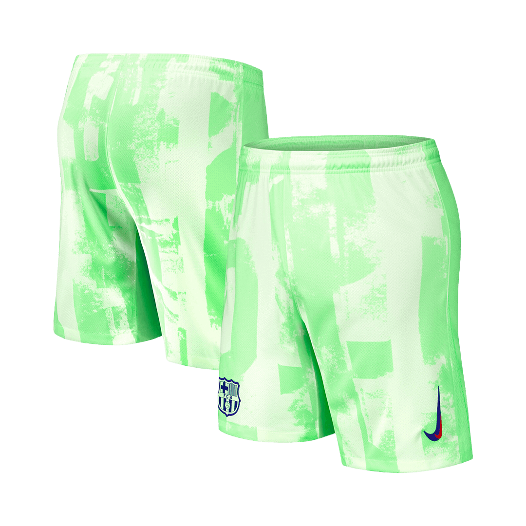 Barcelona Soccer Shorts Custom Third Away
