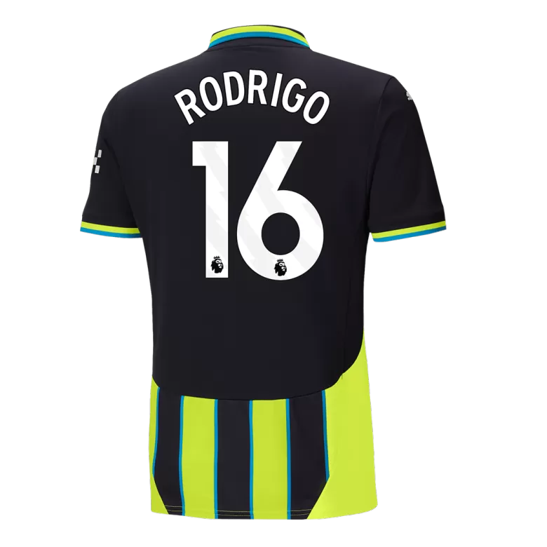 RODRIGO #16 Manchester City Soccer Jersey Away Custom Shirt 2024/25 - bestsoccerstore