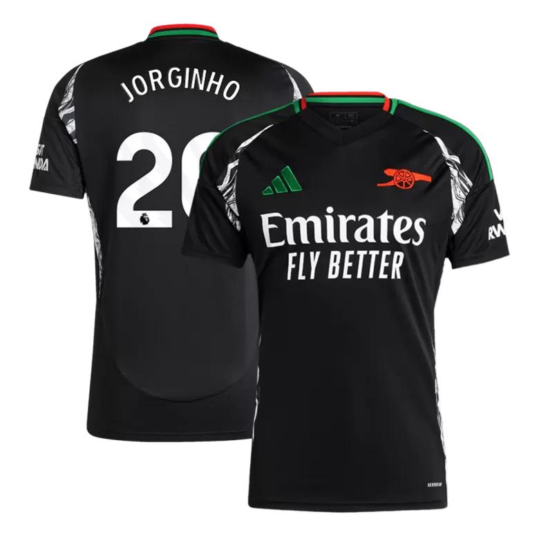 JORGINHO #20 Arsenal Soccer Jersey Away Custom Shirt 2024/25 - bestsoccerstore