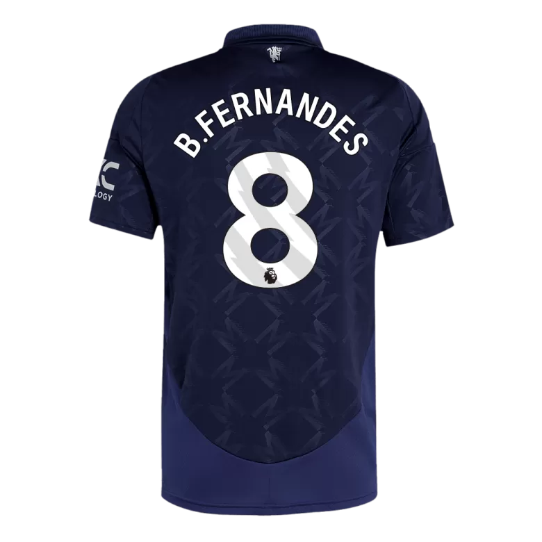 B.FERNANDES #8 Manchester United Soccer Jersey Away Custom Shirt 2024/25 - bestsoccerstore