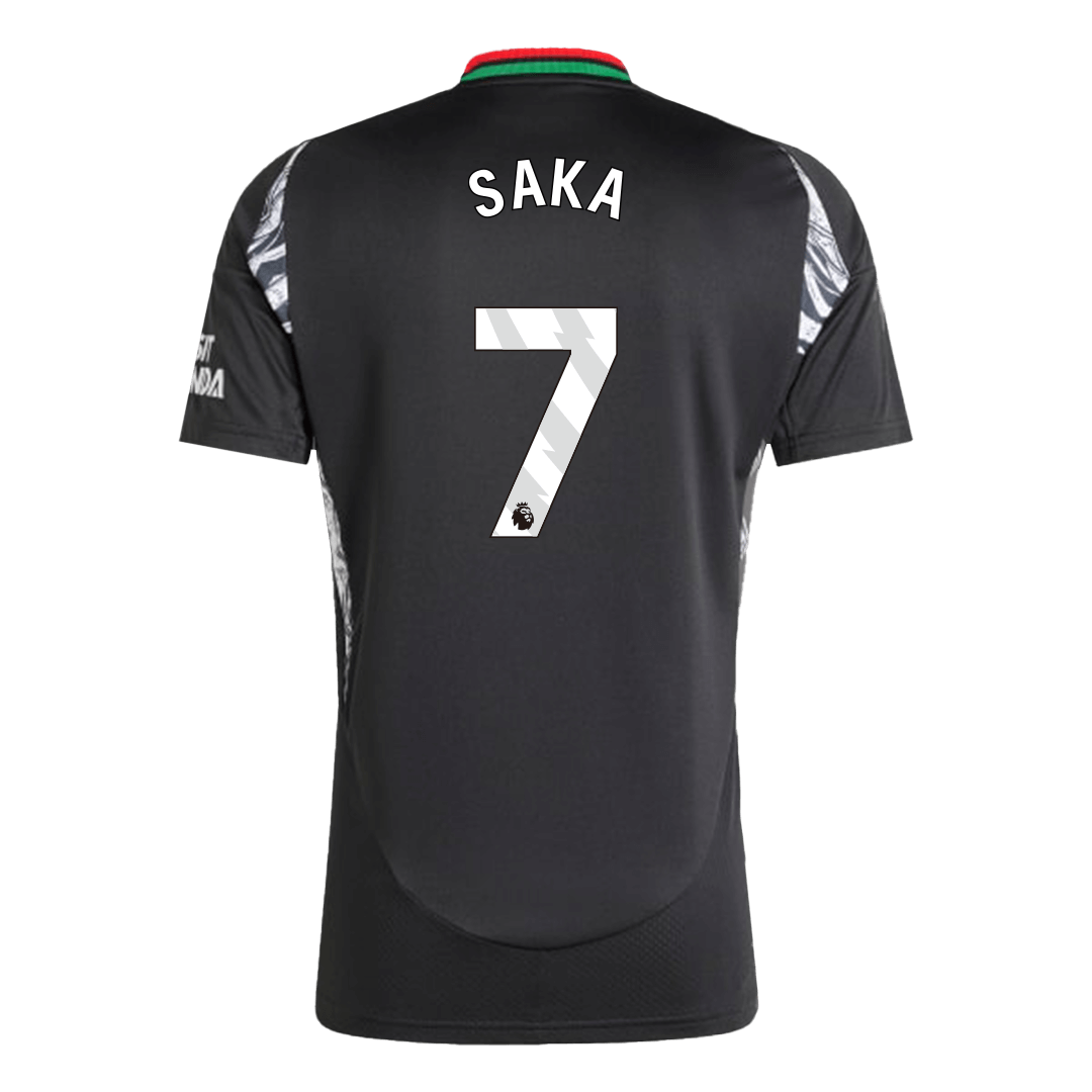 Arsenal SAKA #7 Away Custom Player Version Soccer Jersey