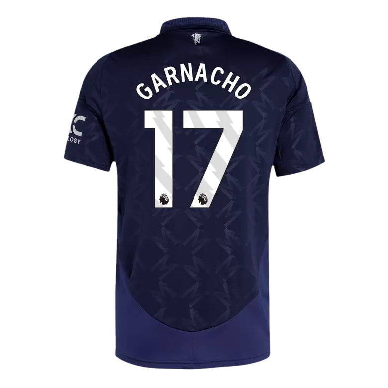 GARNACHO #17 Manchester United Soccer Jersey Away Custom Shirt 2024/25 - bestsoccerstore