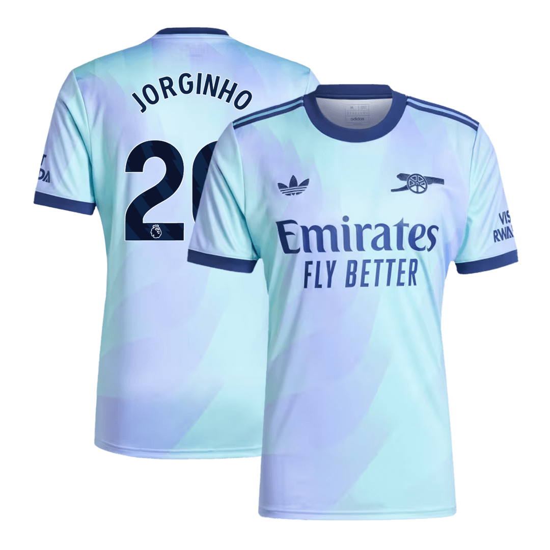 Arsenal Jersey Custom JORGINHO #20 Soccer Jersey Third Away - bestsoccerstore