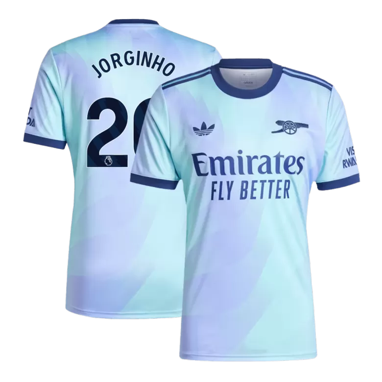 Arsenal Jersey Custom JORGINHO #20 Soccer Jersey Third Away 2024/25 - bestsoccerstore