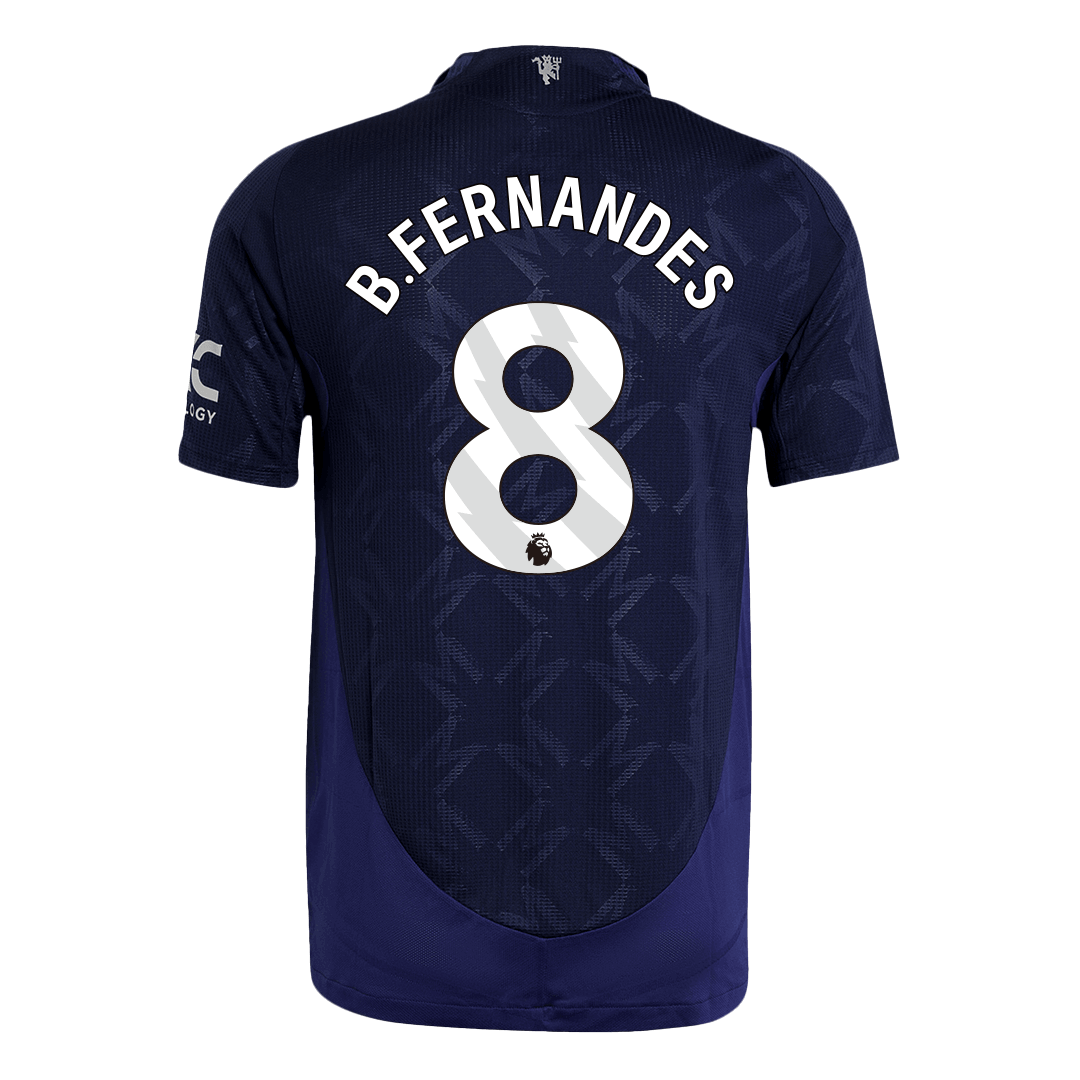 Manchester United B.FERNANDES #8 Away Custom Player Version Soccer Jersey