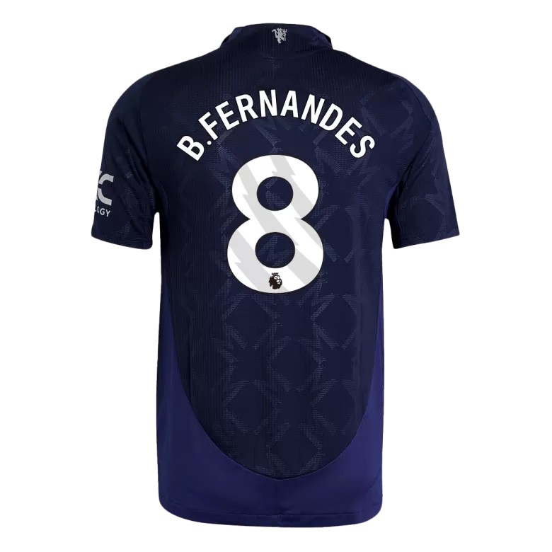 Authentic B.FERNANDES #8 Soccer Jersey Manchester United Away Shirt 2024/25 - bestsoccerstore