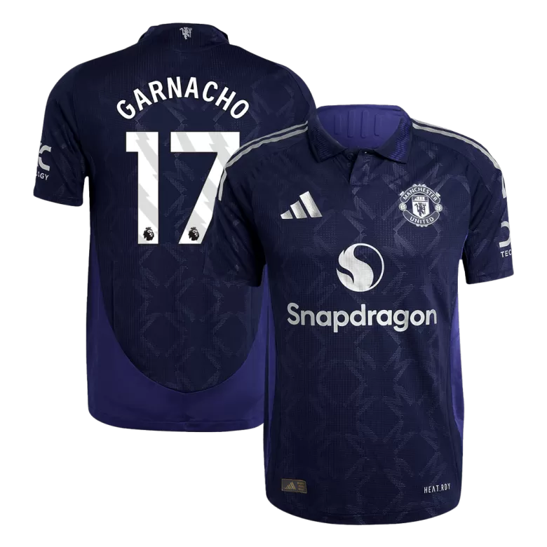 Authentic GARNACHO #17 Soccer Jersey Manchester United Away Shirt 2024/25 - bestsoccerstore