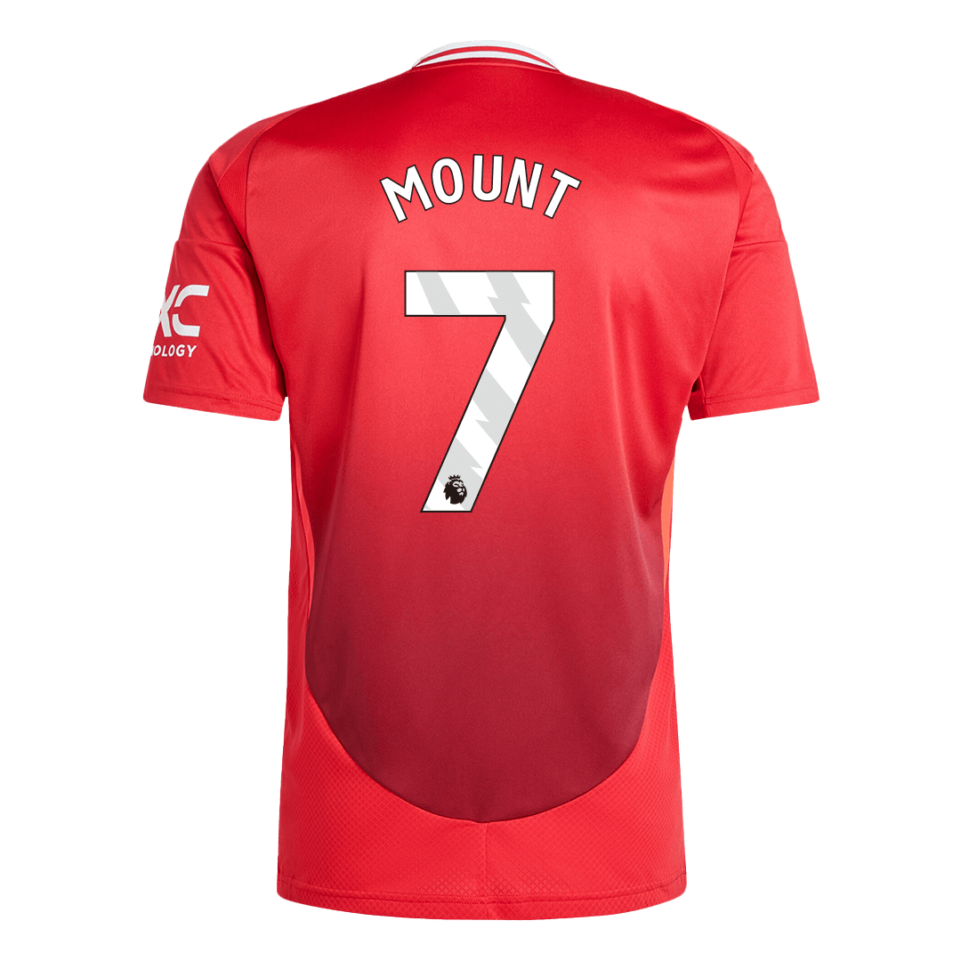 Manchester United Jersey Custom MOUNT #7 Soccer Jersey Home - bestsoccerstore
