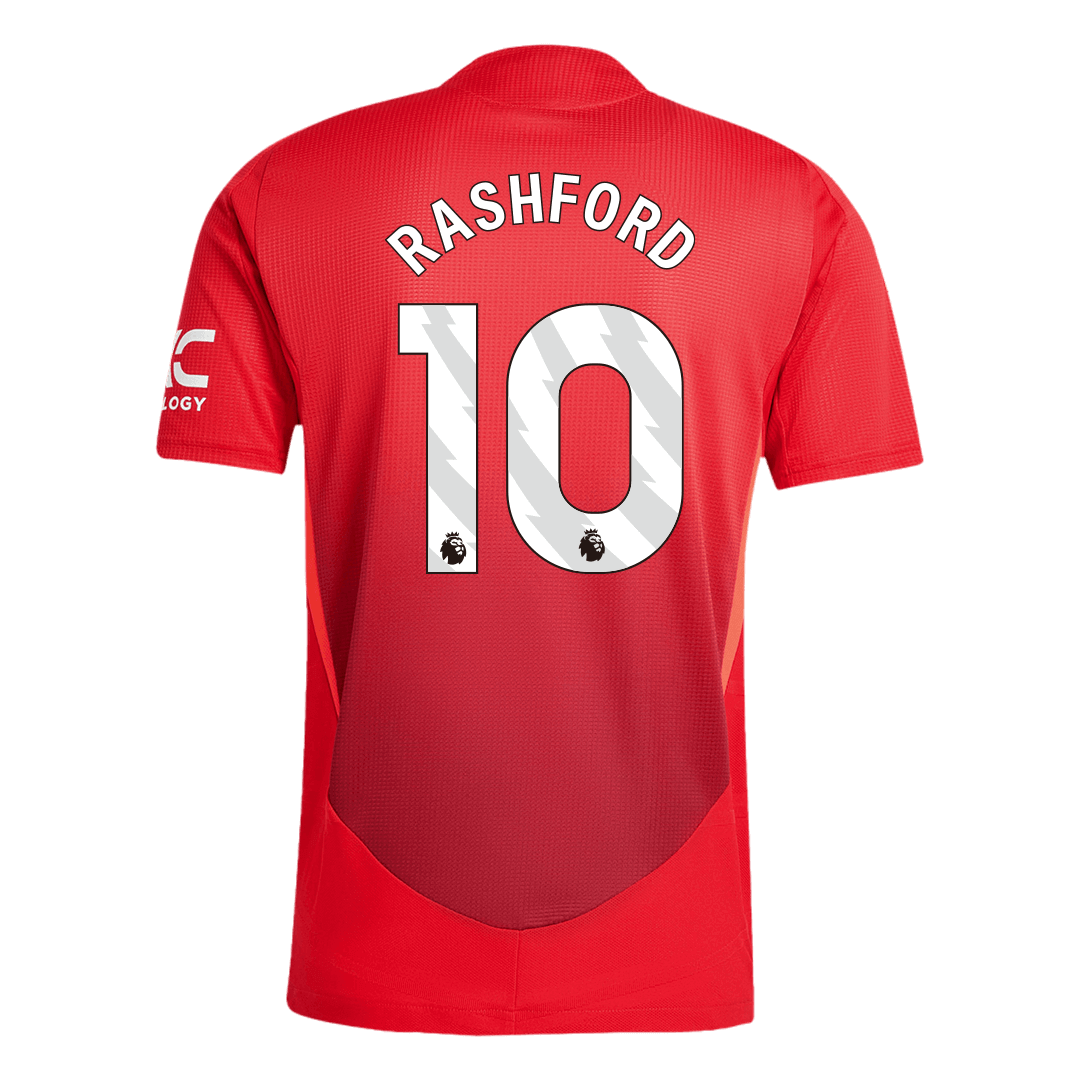 Manchester United RASHFORD #10 Home Custom Player Version Soccer Jersey - bestsoccerstore