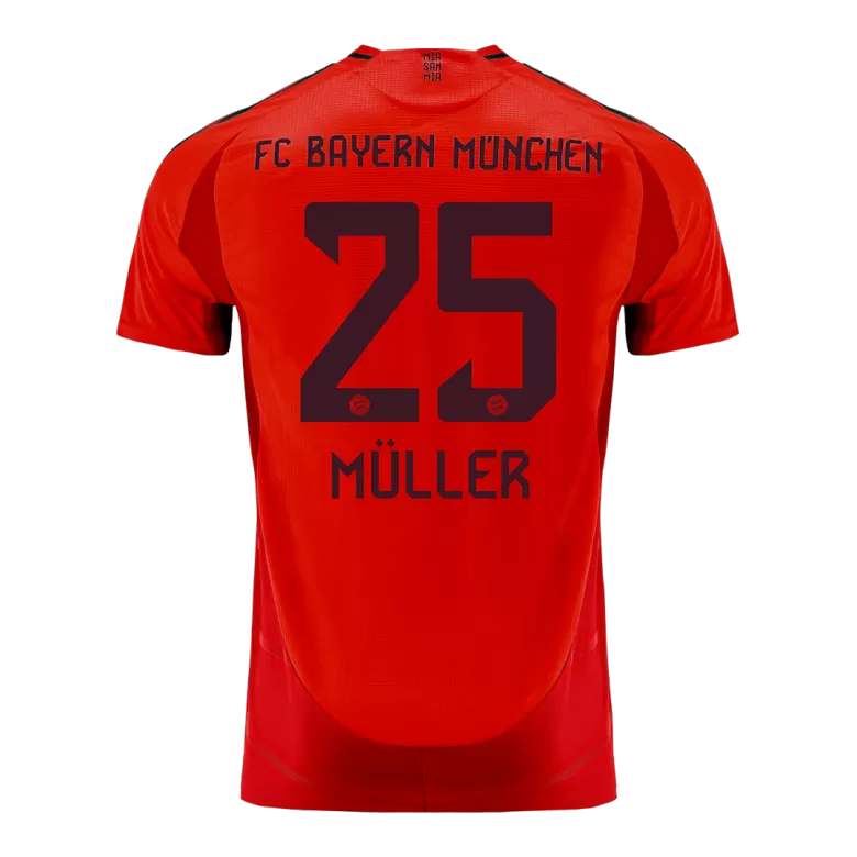 Authentic MÜLLER #25 Soccer Jersey Bayern Munich Home Shirt 2024/25 - bestsoccerstore