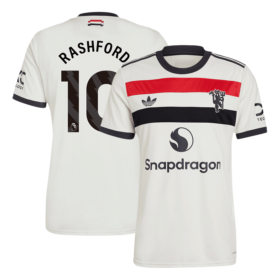 Manchester United Jersey Custom RASHFORD #10 Soccer Jersey Third Away - bestsoccerstore